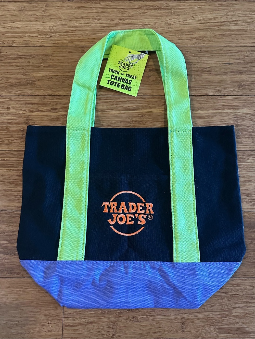 BNWT Trader Joe’s Trick-or-Treat Mini Canvas Tote Bag